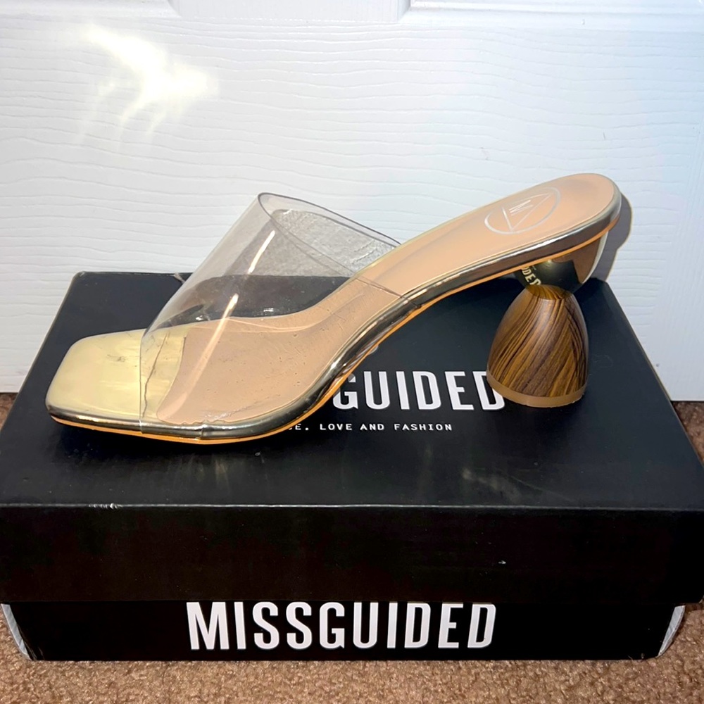 Missguided Clear Mules 7.5